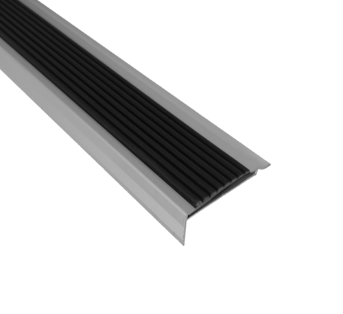 aluminium trap profiel met rubber strip